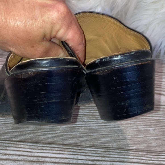 Back At The Ranch Leather Western Mules - Picture 6 of 15